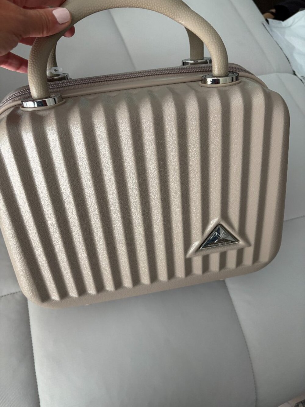 NWT original Triforce travel beauty case (Taupe Amalfi Collection)